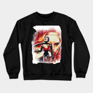 Sci-fi Robot art design Crewneck Sweatshirt